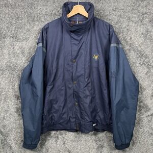 ProQuip Men's Jacket Size XL Gore-Tex Blue Full Zip Button Up Vintage 90s Golf